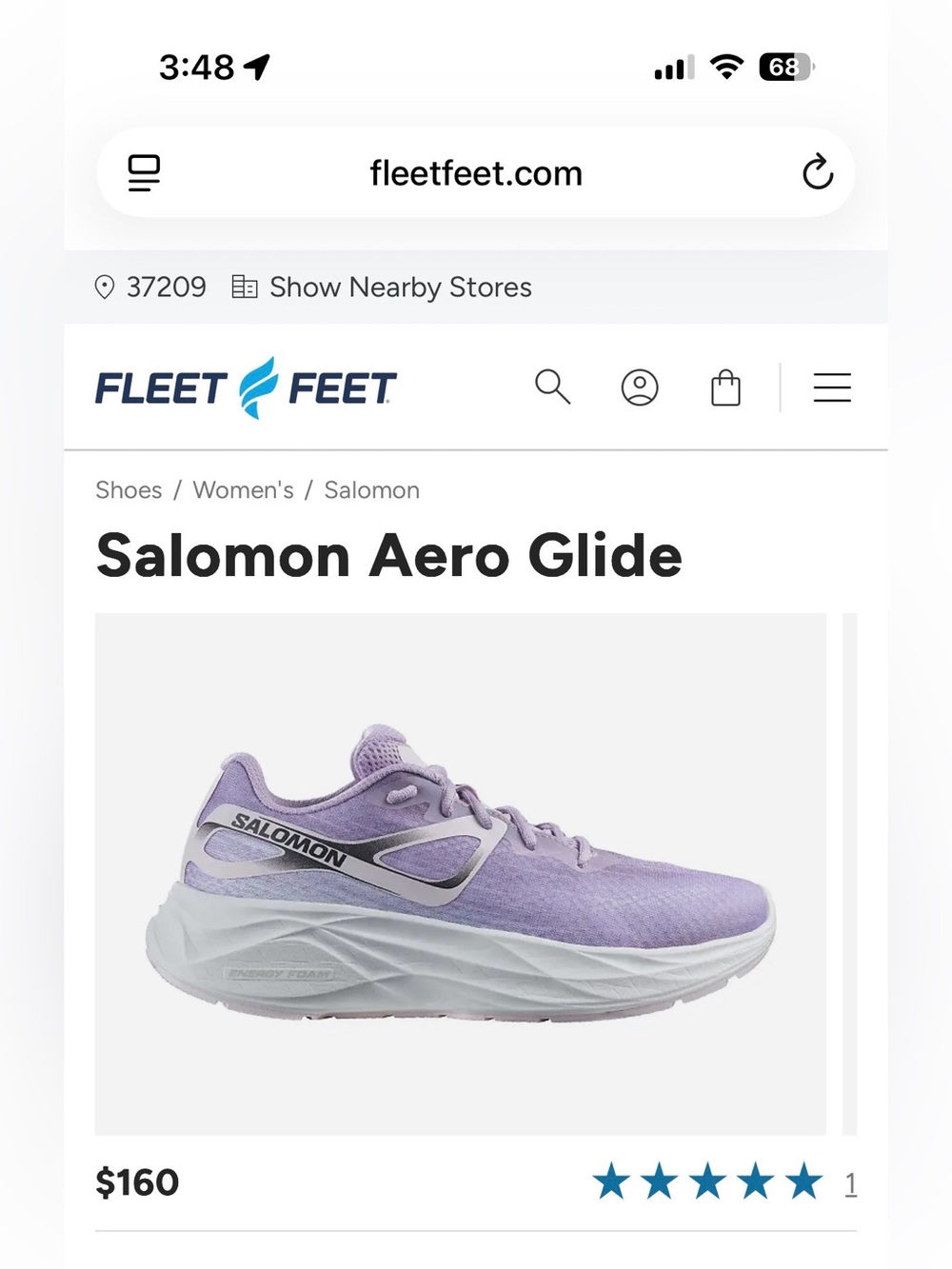 Salomon Aero Glide - sz 9